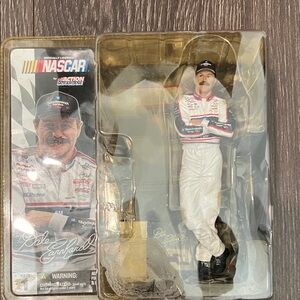 2003 new never opened Nascar Racing Figure in White and Black dale earnhardt sr